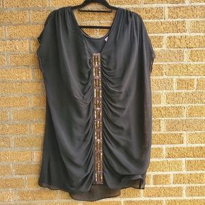 HAN AHN SOON black tunic dress | Size Small*